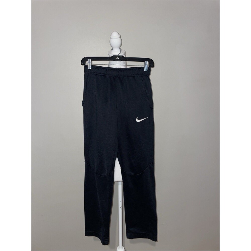 Nike Therma Dri-FIT L Black Fleece Lined Tapered Joggers Winter Athleisure